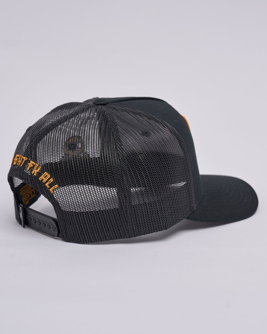 CAUGHT FK SKULL | TWILL TRUCKER - BLACK