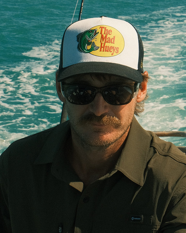 PRO HUEYS | TWILL TRUCKER - WHITE