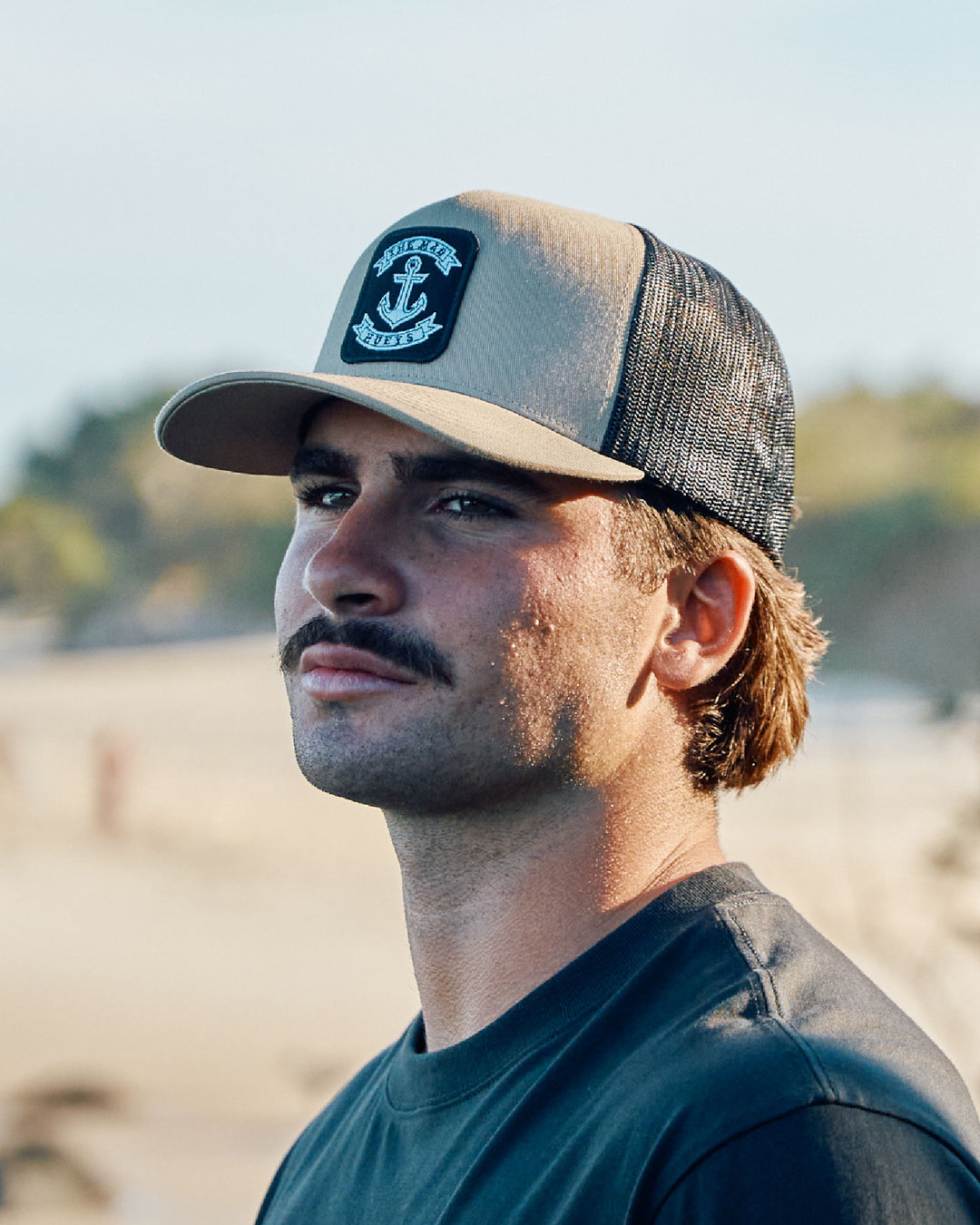 OG ANCHOR | TWILL TRUCKER - TAN