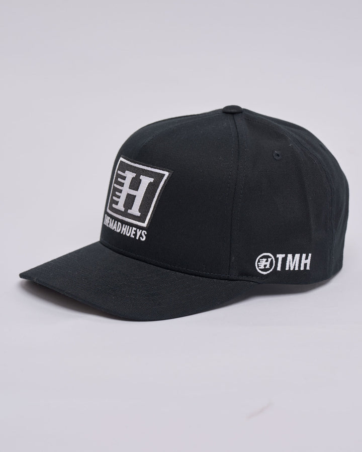 PARALLEL HUEYS | TWILL SNAPBACK - BLACK