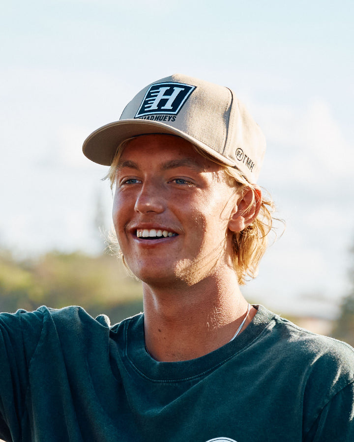 PARALLEL HUEYS | TWILL SNAPBACK - TAN