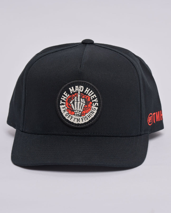 SHIELD FK OFF | TWILL SNAPBACK - BLACK