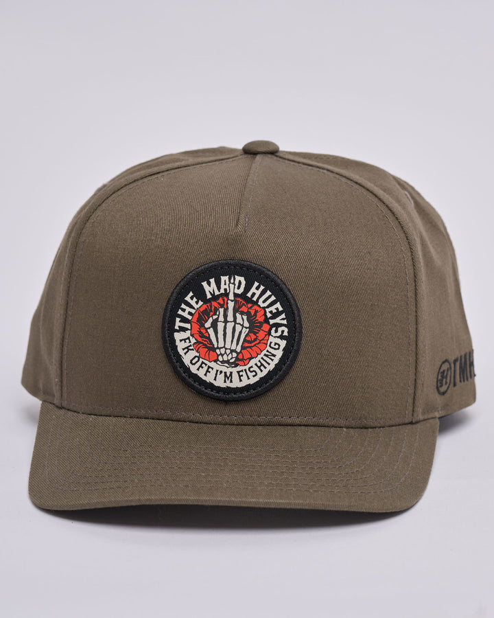 SHIELD FK OFF | TWILL SNAPBACK - OLIVE
