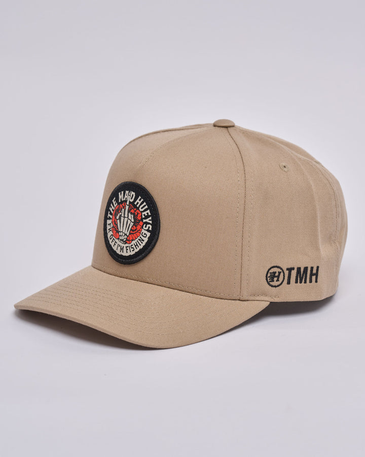 SHIELD FK OFF | TWILL SNAPBACK - TAN