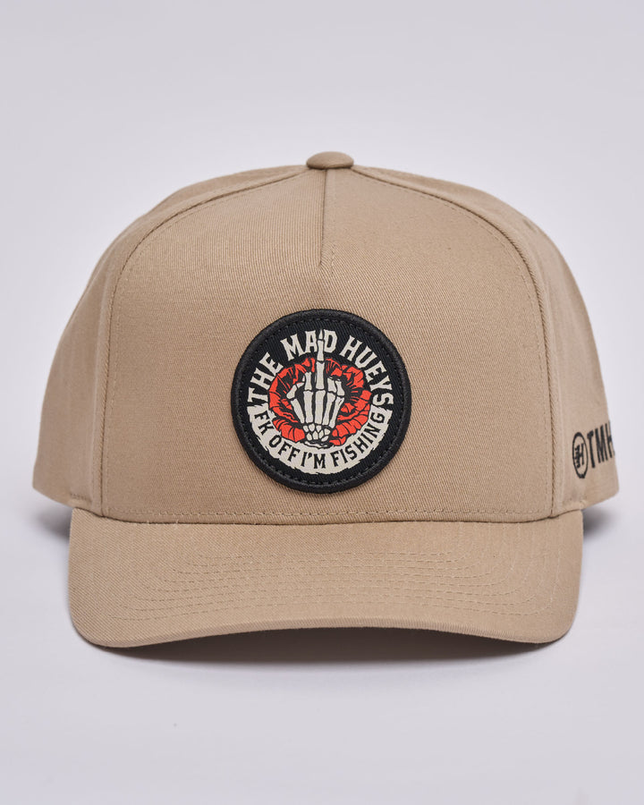 SHIELD FK OFF | TWILL SNAPBACK - TAN
