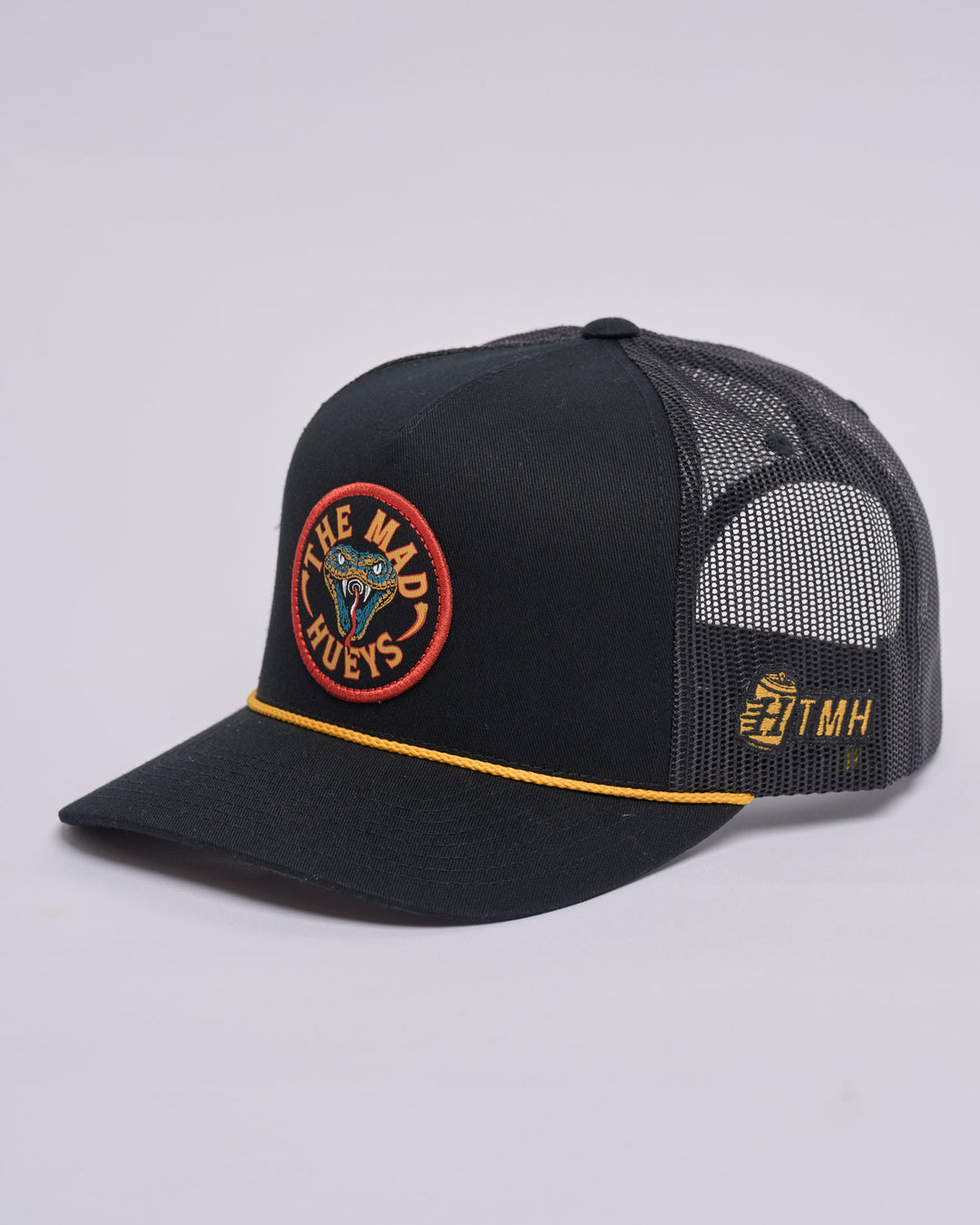 FANGING KEG | TWILL TRUCKER - BLACK