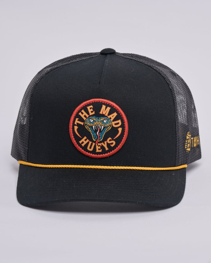 FANGING KEG | TWILL TRUCKER - BLACK