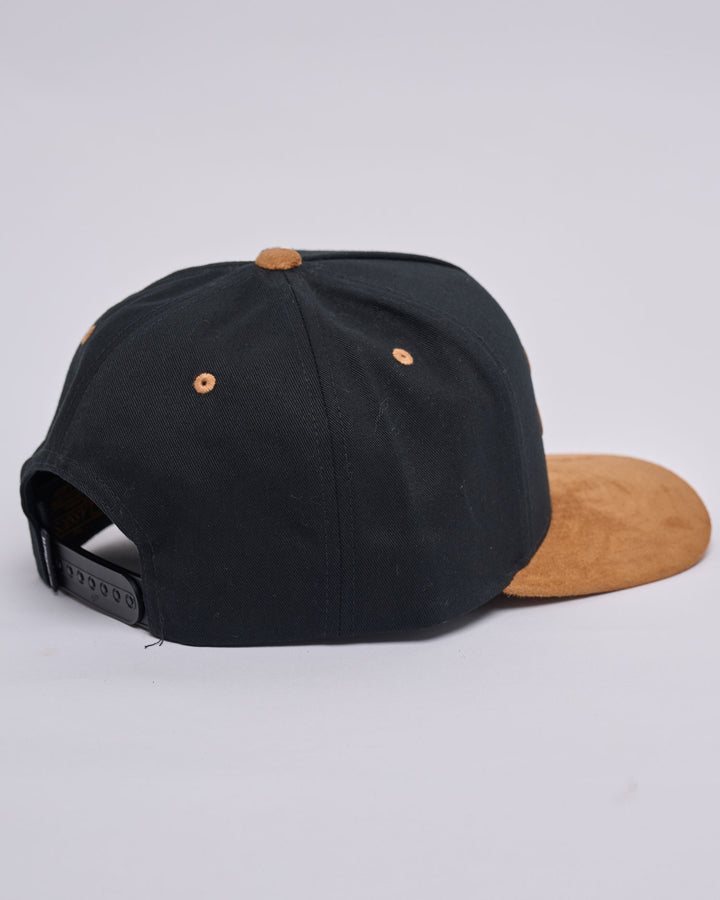 HUEYS BALL | TWILL SNAPBACK - BLACK