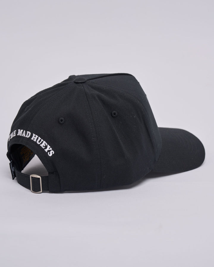 NEW HUEYS | ADJUSTABLE STRAP BACK - BLACK