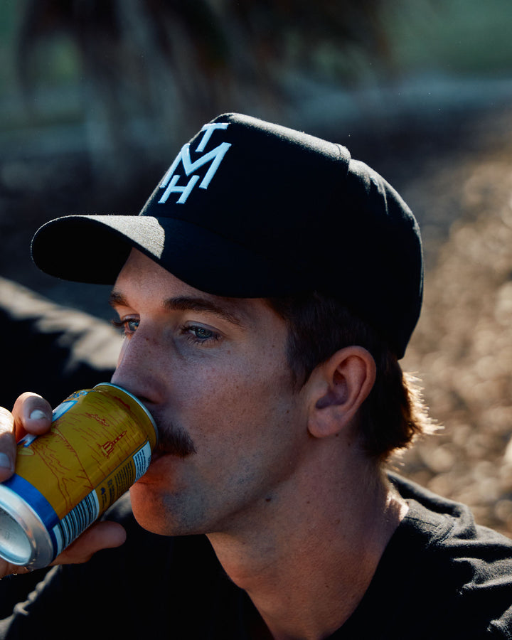 NEW HUEYS | ADJUSTABLE STRAP BACK - BLACK