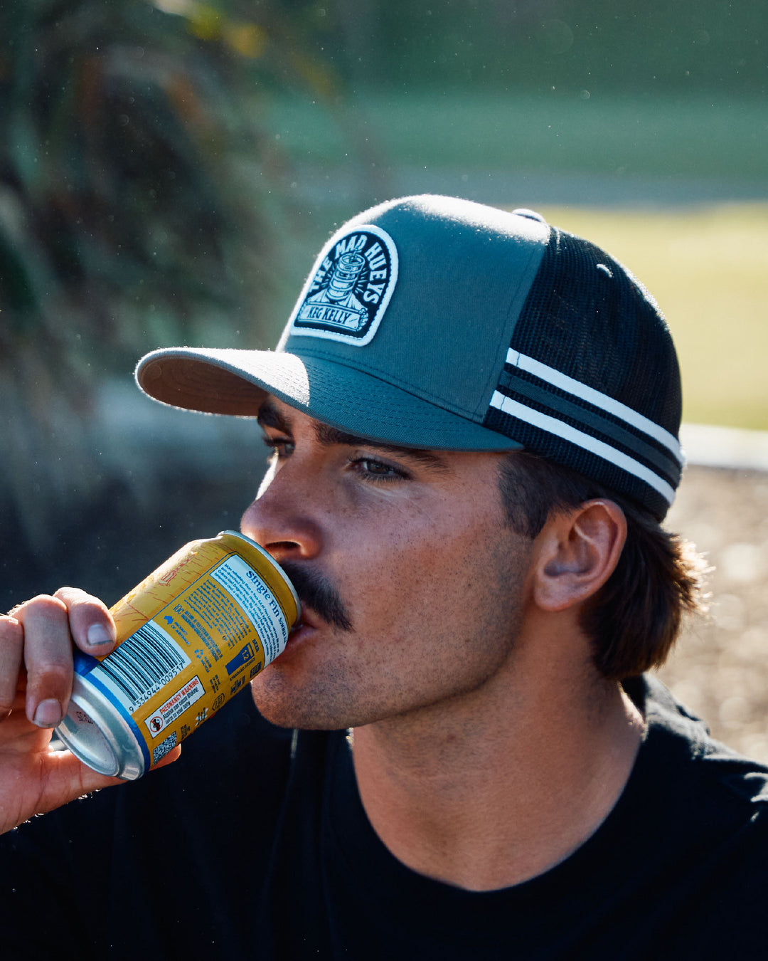 SUCH IS KELLY | TWILL TRUCKER - CHARCOAL