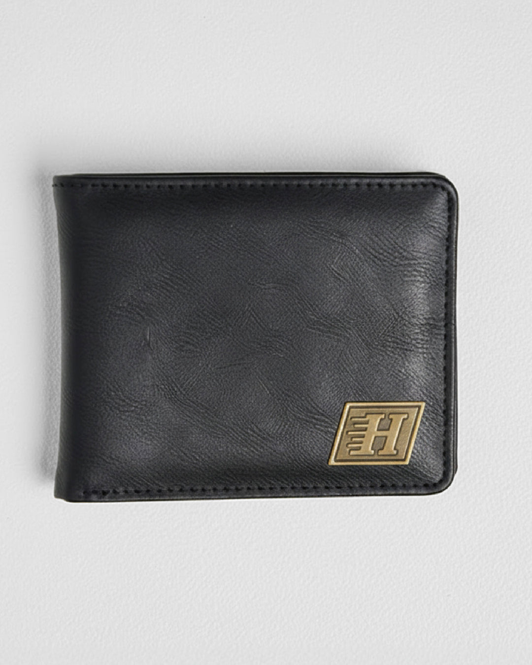 PARALLEL HUEYS | TRI FOLD PU WALLET - BLACK