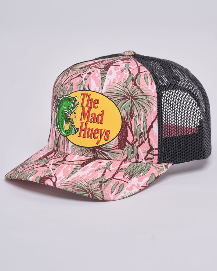 PRO HUEYS | WOMENS TWILL TRUCKER - PINK CAMO