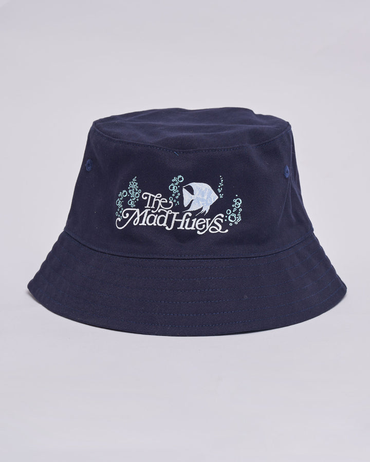 SIREN ANGEL | WOMENS REVERSIBLE BUCKET HAT - INDIGO
