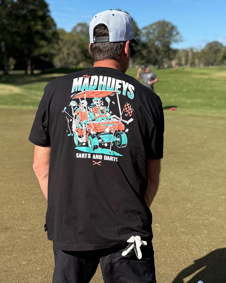 CARTS AND DARTS | SS TEE - BLACK