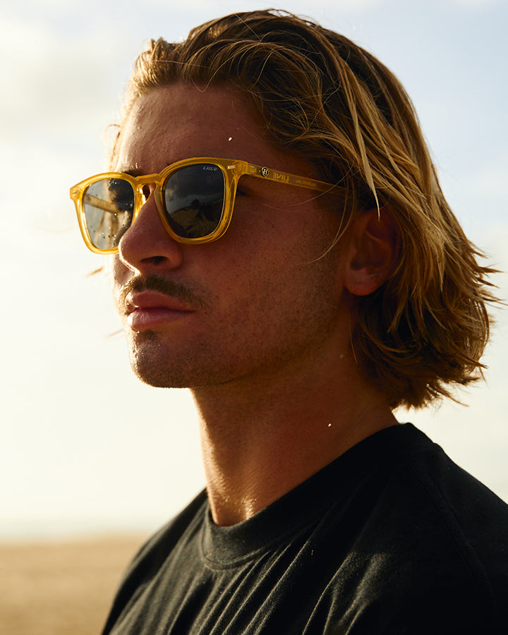 DEL RAY | POLARISED SUNGLASSES - CHAMPAGNE