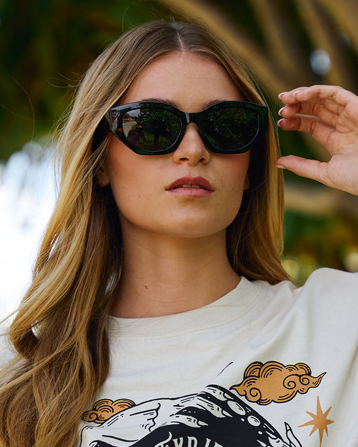 CABRON | WOMENS POLARISED SUNGLASSES - BLACK