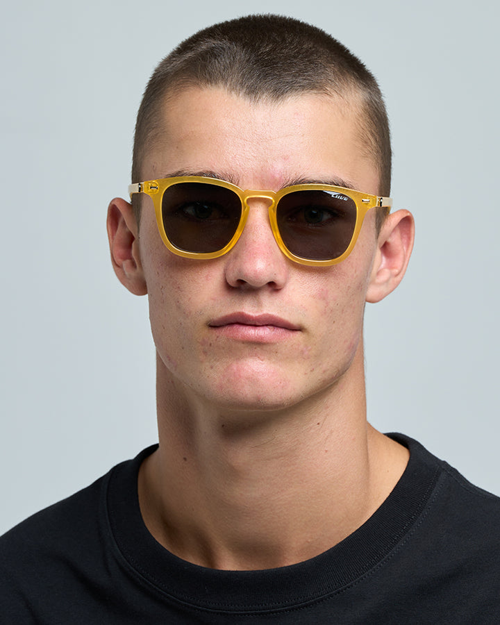DEL RAY | POLARISED SUNGLASSES - CHAMPAGNE