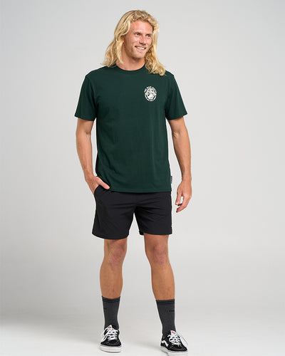 SHOEY JAWS | SS TEE - PINE GREEN