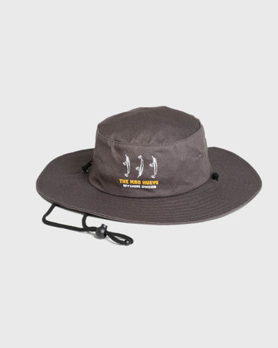 BAIT AND TACKLE | WIDE BRIM - CHARCOAL