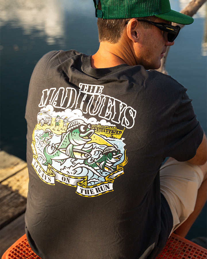 ALWAYS RUNNING | SS TEE - VINTAGE BLACK
