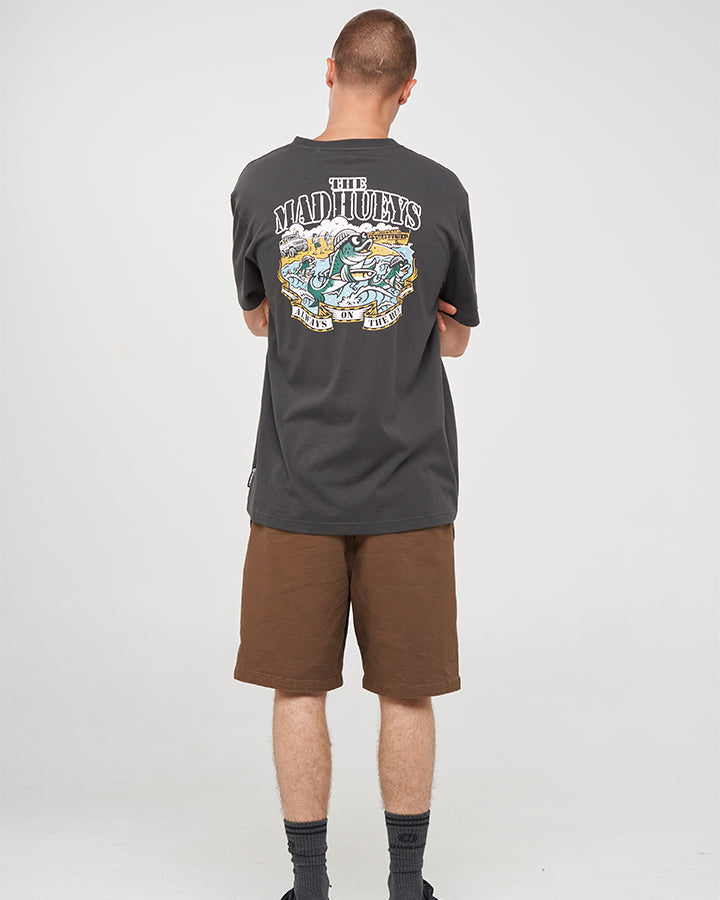 ALWAYS RUNNING | SS TEE - VINTAGE BLACK