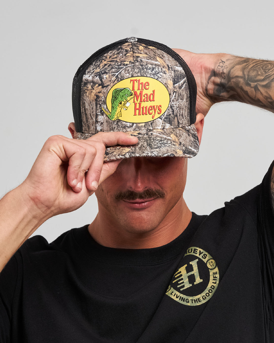PRO HUEYS | TWILL TRUCKER - WOODLAND
