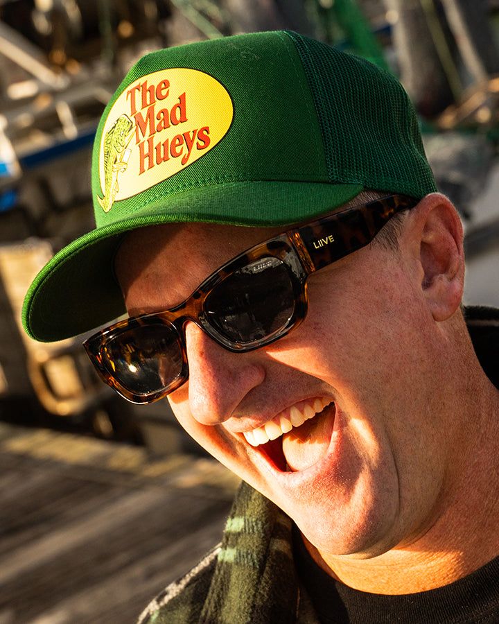 PRO HUEYS | TWILL TRUCKER - PINE GREEN
