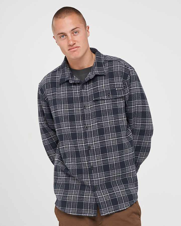 HAZZA | FLANNEL - NAVY