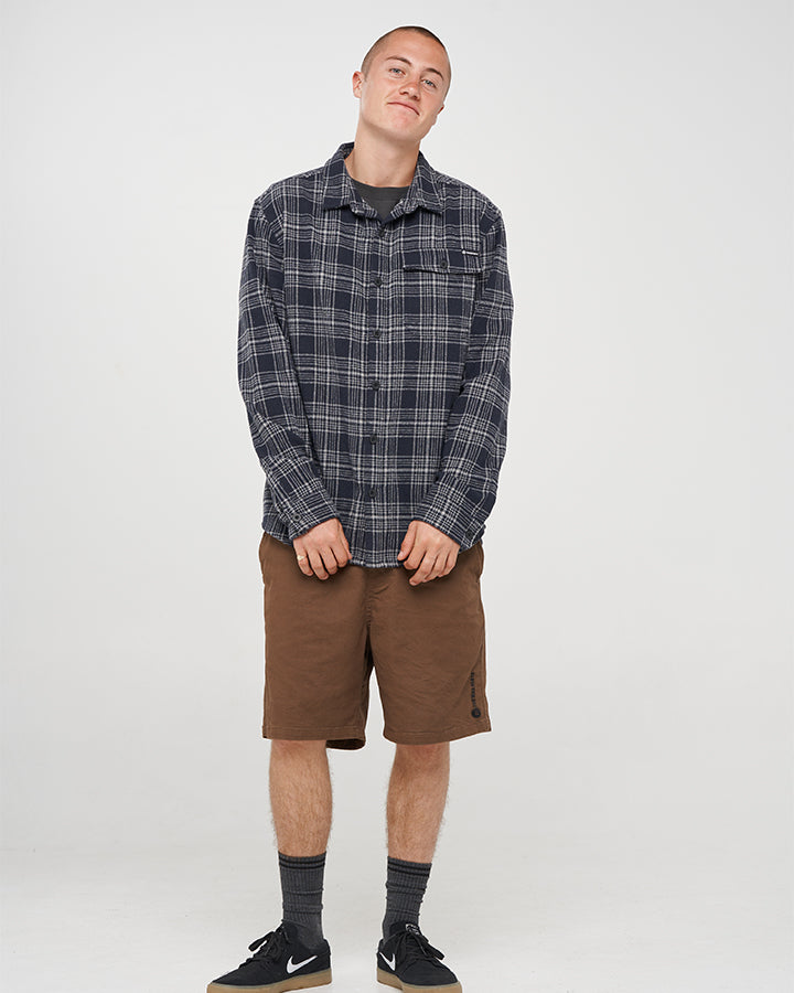 HAZZA | FLANNEL - NAVY
