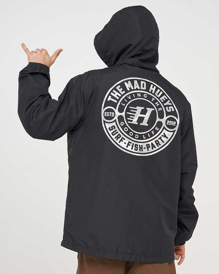 HUEYS GOOD LIFE | SPRAY JACKET - BLACK