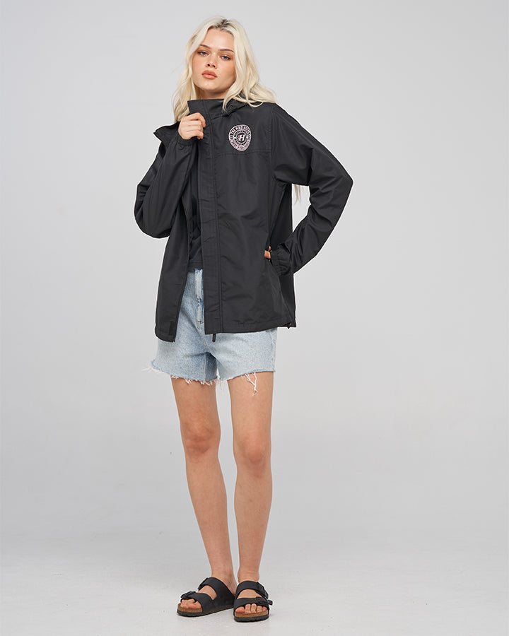 HUEYS GOOD LIFE | WOMENS SPRAY JACKET - BLACK