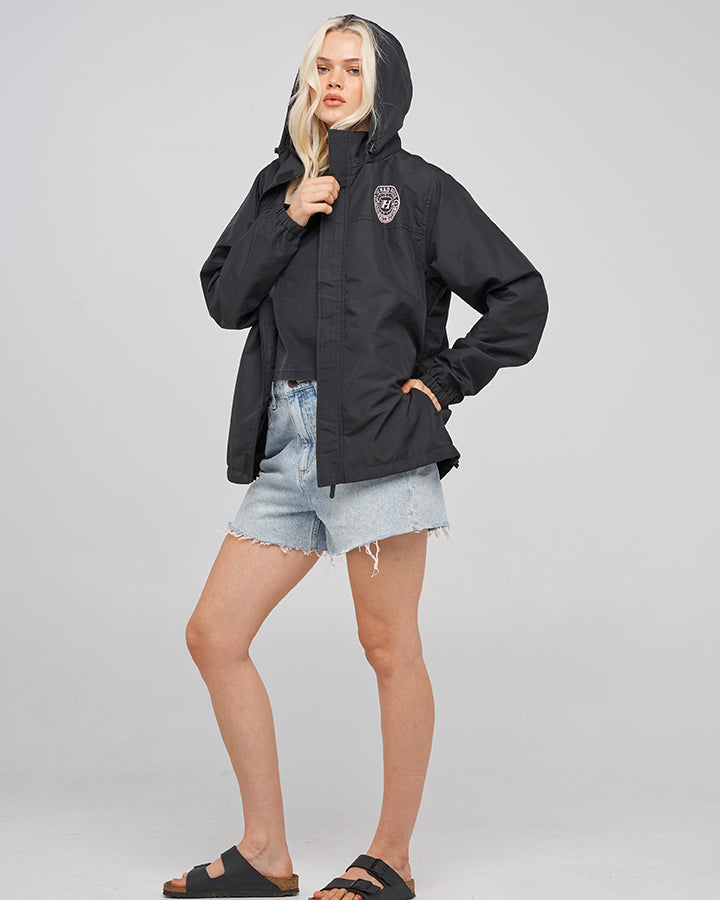 HUEYS GOOD LIFE | WOMENS SPRAY JACKET - BLACK