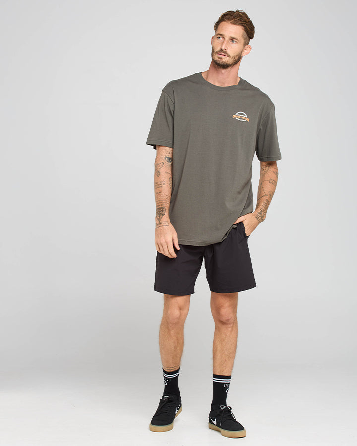 SIZE MATTERS | SS TEE - CHARCOAL