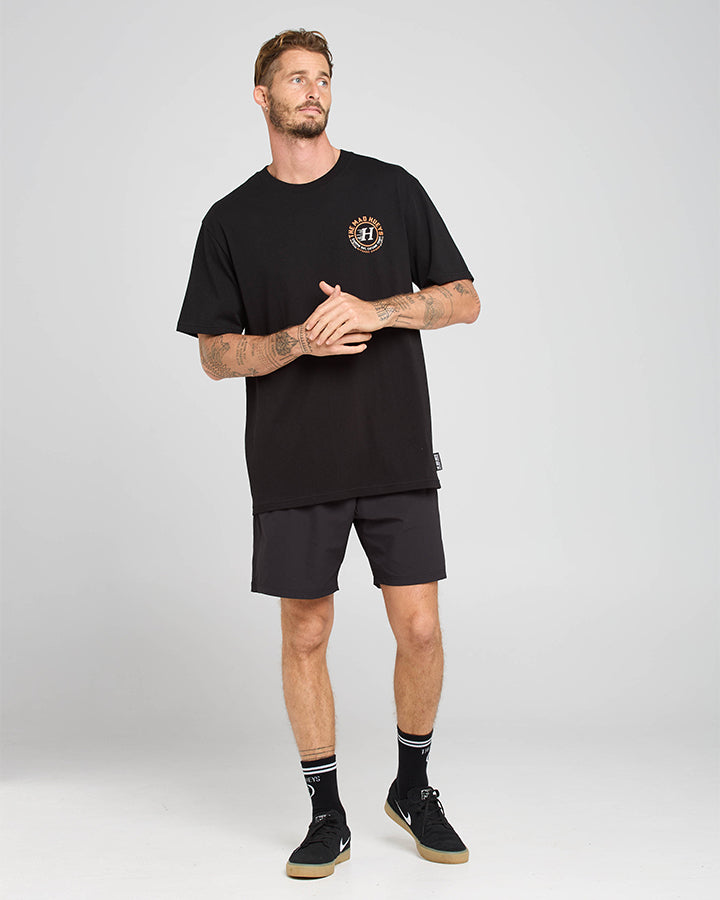 CAMPIN TROUT | SS TEE - BLACK