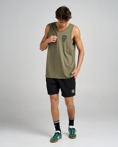 OFFSHORE PIRATE | TANK - OLIVE