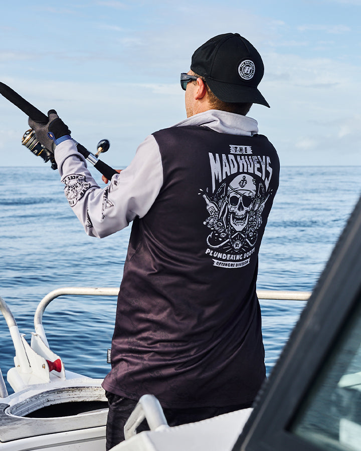 OFFSHORE PIRATE | UPF 50+ FISHING JERSEY - STORM