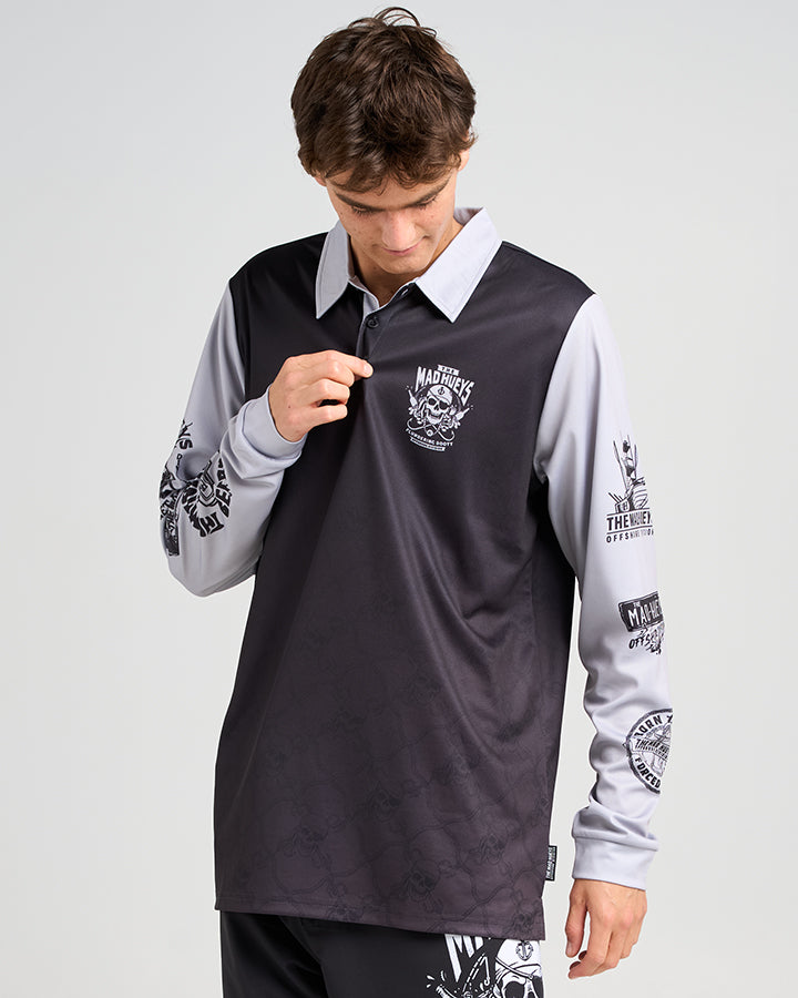 OFFSHORE PIRATE | UPF 50+ FISHING JERSEY - STORM