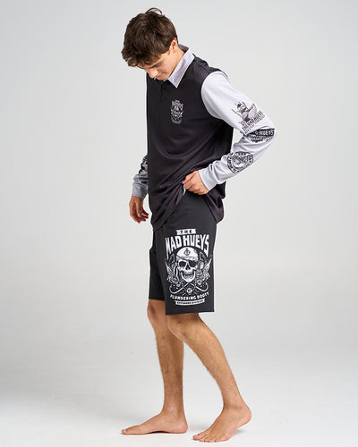 OFFSHORE PIRATE | 19" BOARDSHORT - BLACK