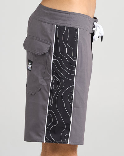 SEAWAY | 18" BOARDSHORT - CHARCOAL