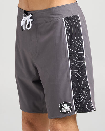 SEAWAY | 18" BOARDSHORT - CHARCOAL