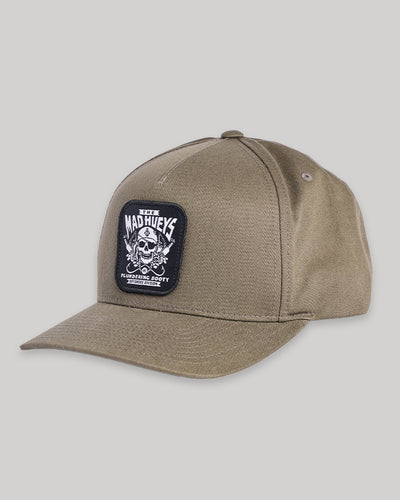 OFFSHORE PIRATE | TWILL SNAPBACK - OLIVE