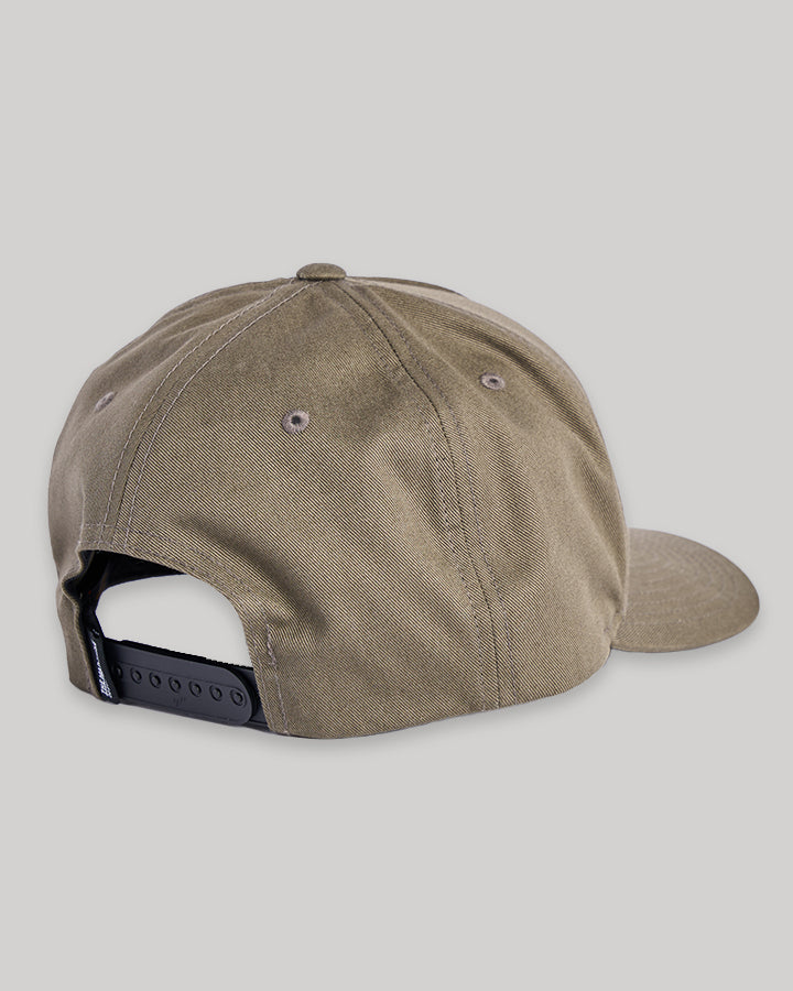 OFFSHORE PIRATE | TWILL SNAPBACK - OLIVE