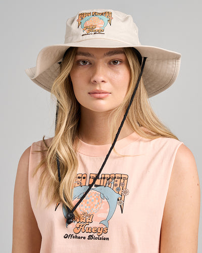 DISCO FLIPPER | WOMENS WIDE BRIM - STONE