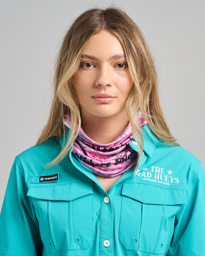 DISCO FLIPPER | WOMENS UPF30+ MULTI SCARF - MULBERRY