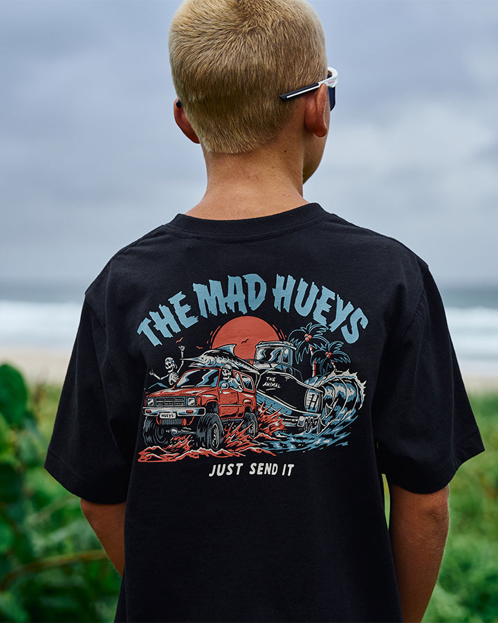 SEND IT | YOUTH SS TEE - BLACK