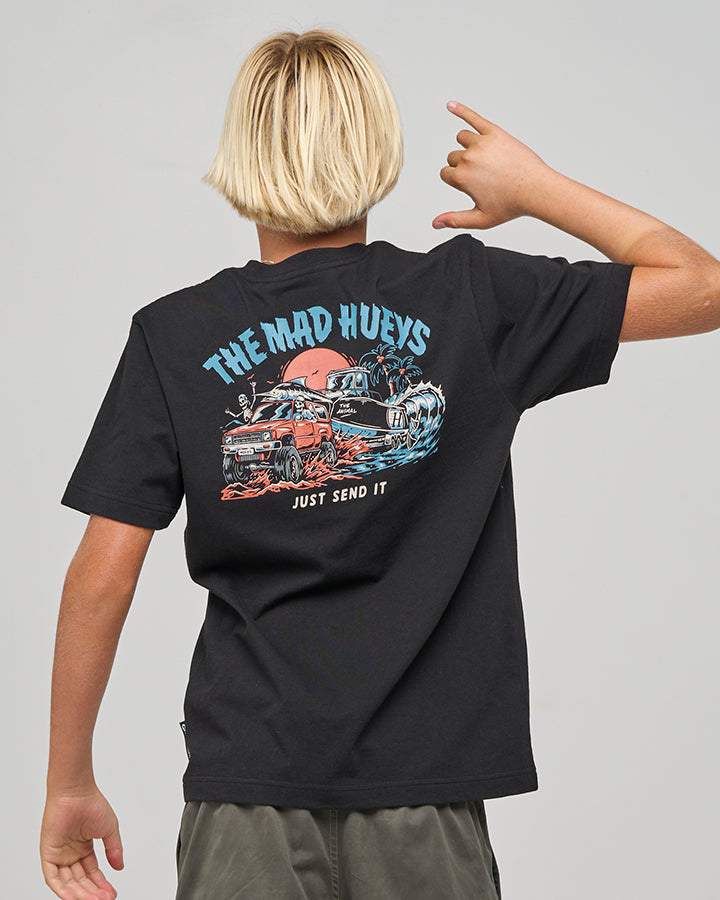 SEND IT | YOUTH SS TEE - BLACK