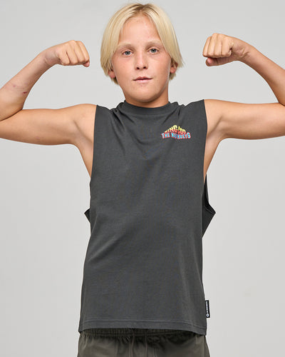 KING COD | YOUTH MUSCLE - VINTAGE BLACK