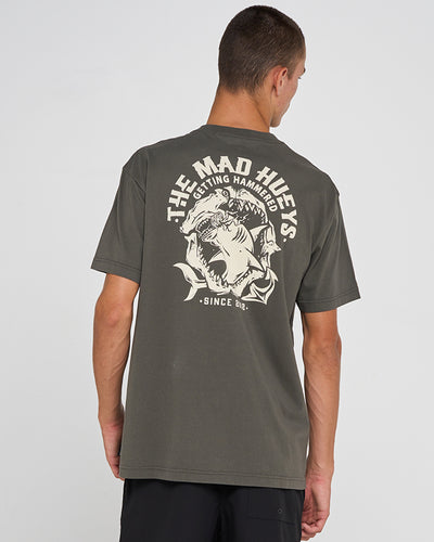 GETTING HAMMERED | SS TEE - CHARCOAL