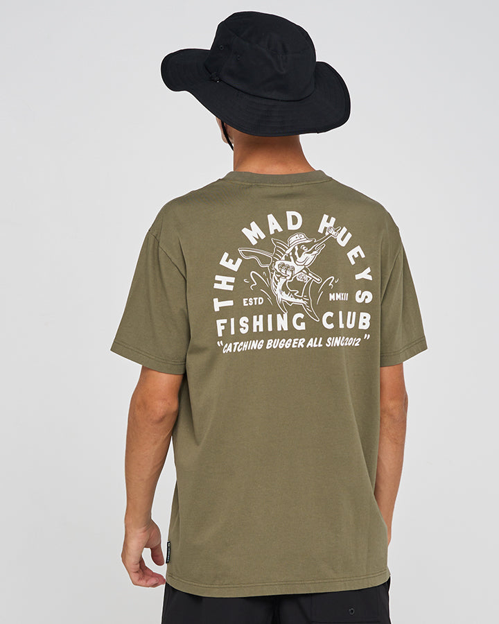 FISHING CLUB | SS TEE - OLIVE